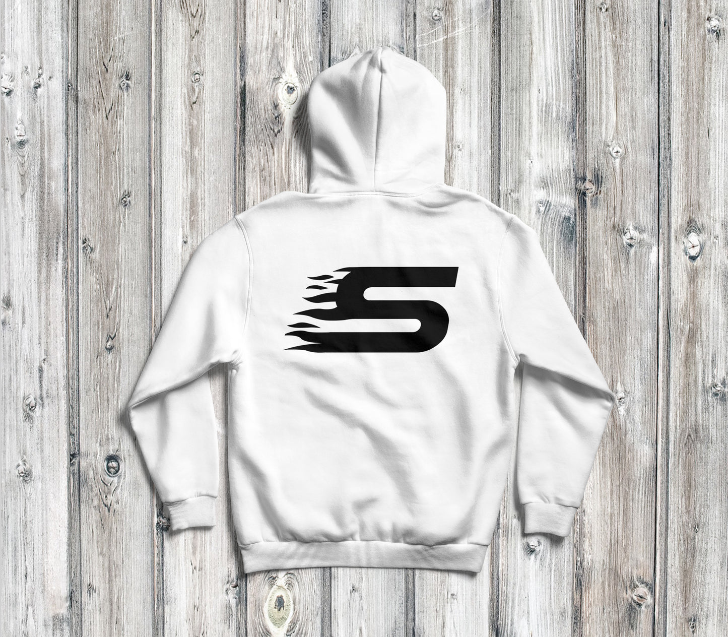 STY Logo White Hoodie
