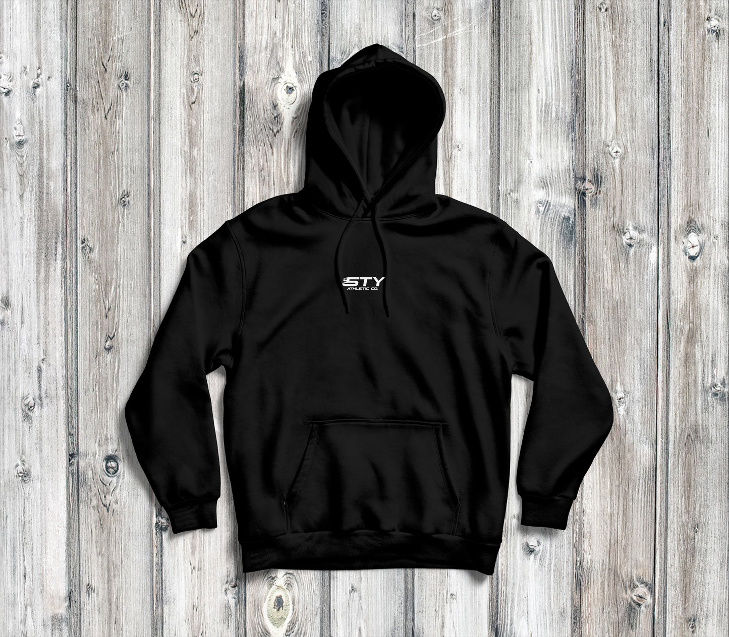 STY Logo Black Hoodie