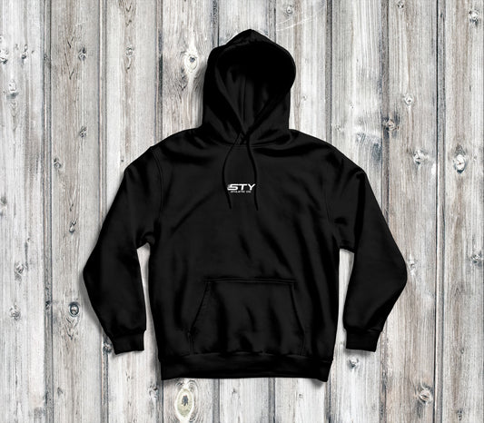 STY Logo Black Hoodie
