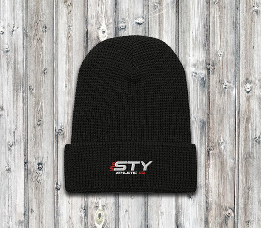 STY Red Logo Waffle Beanie