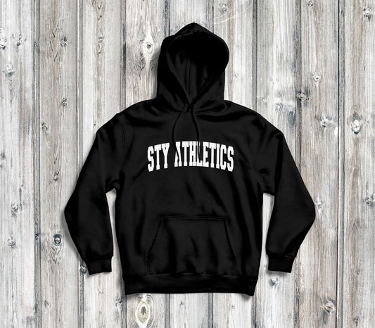 STY Black Varsity Hoodie