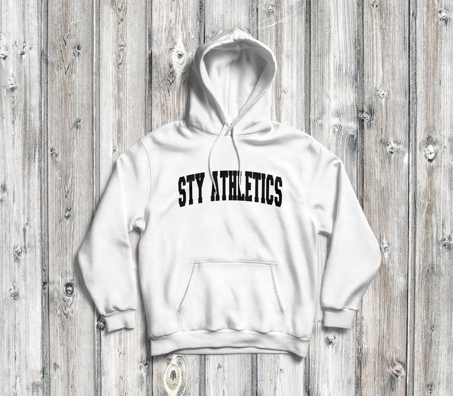 STY White Varsity Hoodie